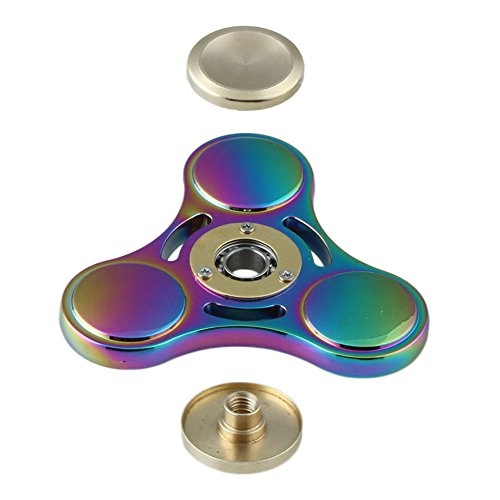 Darts Rainbow Tri-Fidget Hand Finger Spinner ADHD Focus  For Adults  Autism 