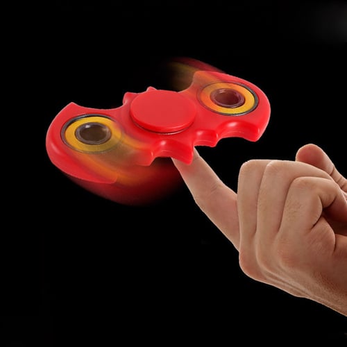 ORANGE Hand Spinner Tri Fidget Focus Desk Toy EDC ADHD Autism KIDS ADULT 1Pc 