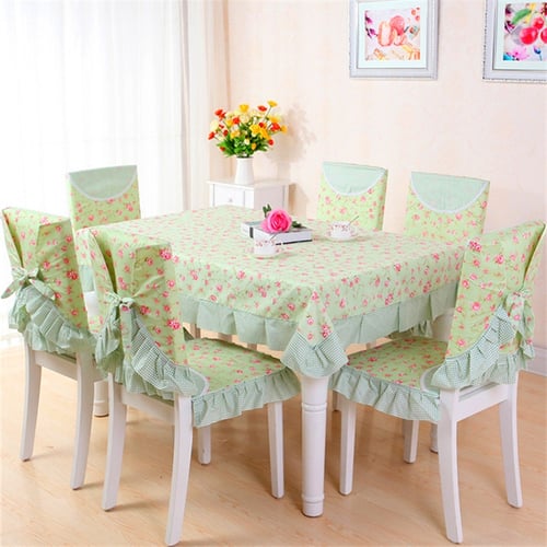 Past Beautiful Flower Design Table Cloth Set Chair Cover Cusion Tablecloth P S Reviews Zoodmall Past Beautiful Flower Design Table, Dining Table Protection Ideas