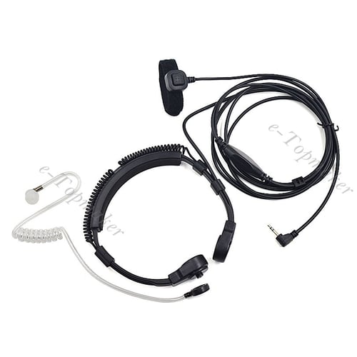 Acoustic Tube Headset/Earpiec​e Mic For Motorola Talkabout Radio MS355R MD200TPR 