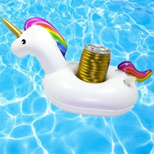1x Floating Mini Pool Float Inflatable Bottle Holder Cellphone Cup Drink HoldeVG 