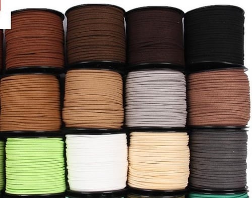 Top Quality Jewelry Making Suede Cord String Thread Cords DIY Crafts 5 Metres 