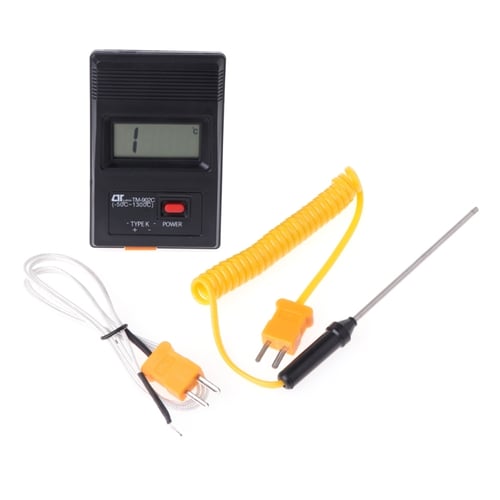 TM-902C Digital LCD K Type Thermometer Input Thermoelement Probe AIP 