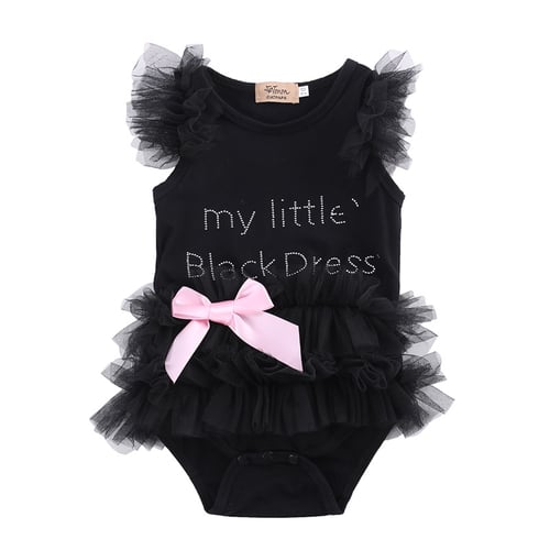 Newborn Toddler Baby Girl Tutu Princess Romper Jumpsuit Bodysuit Clothes Outfit 