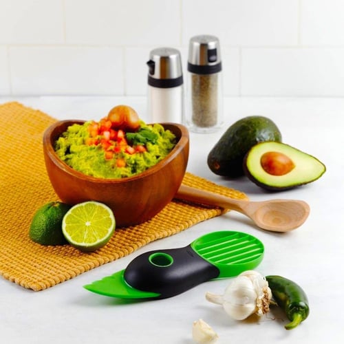 Kitchen 3 in 1 Fruit Vegetable Tools Avocado Slicer Pitter Splitter Slices Kitchen Accessories Cooking Tool 