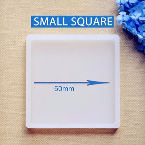 Clear Silicone Square Mold Resin Polymer Clay Casting Craft Jewelry Making Mould 
