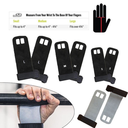 Grips Crossfit Gymnastics Hand Grip Guard Palm Protectors Glove Durable S M L 