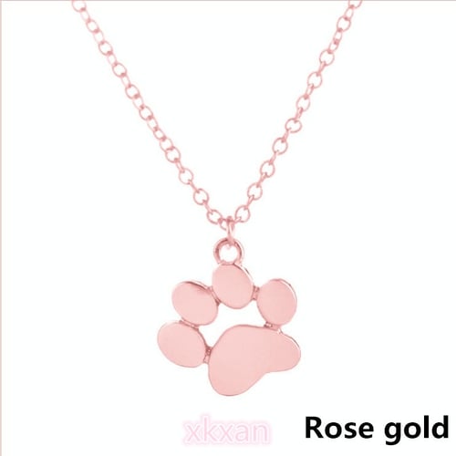 Dogs Footprints Jewelry Necklace Necklaces&Pendants Paw Sweater Chain 