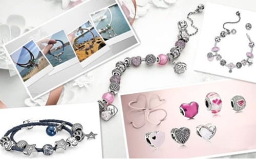 1pcs Silver Minnie European Charm Crystal Spacer Beads Fit Necklace Bracelet ~！