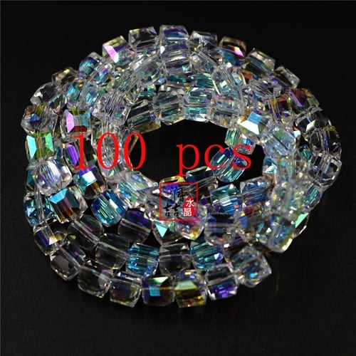 Mm Cube Swarovski Crystal Beads