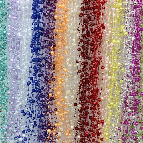 5M Pearls Leaf Beads Chain Garland Wedding Decor DIY 