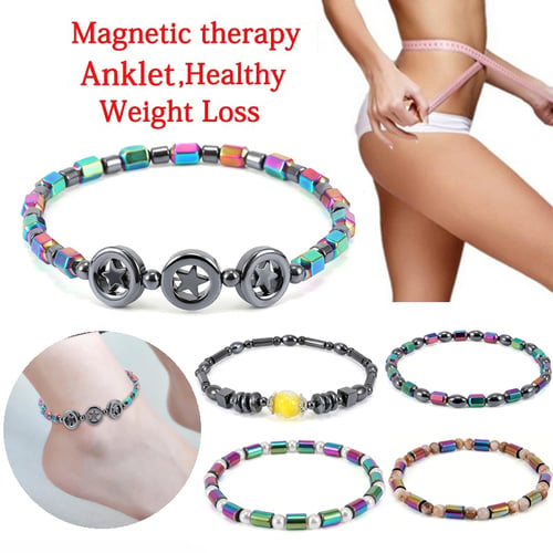 1 x Magnetic Hematite Bracelet Body Shaping Healthy Therapy Slimming Health Care 