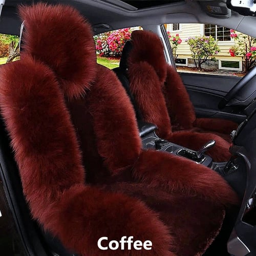 2018 New Universal Wool Car Seat Covers Autumn And Winter Fur Front Cover Long Pink Interior Decoration Auto Accessories - Red Furry Car Seat Covers 2018 New Universal Wool Car Seat Covers Autumn And Winter Fur Front Cover Long Pink Interior Decoration Auto Accessories - Red Furry Car Seat Covers