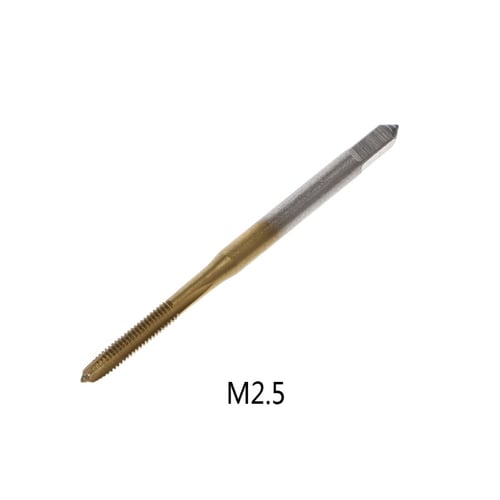 M2/M2.5/M3/M3.5/M4/M5/M6 HSS Metric Straight Flute Thread Screw Tap Plug Tap 