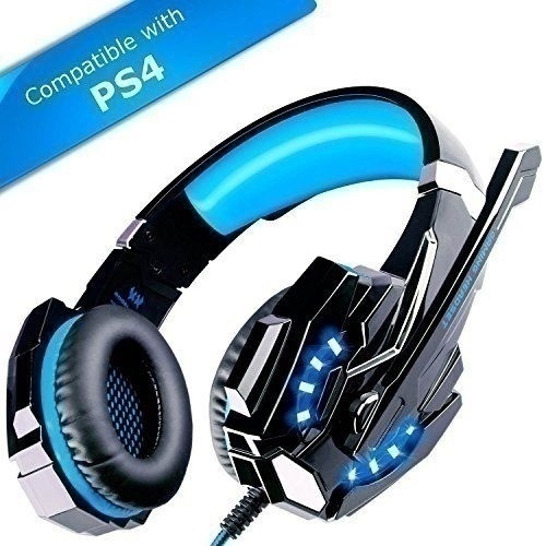 3.5mm Gaming Headset Microphone LED Light for PS4 Laptop Computer Cellphone 