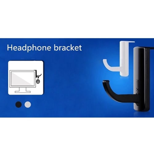 Universal New Headphone Headset Hanger Wall hook PC Monitor Earphone Stand Rack 