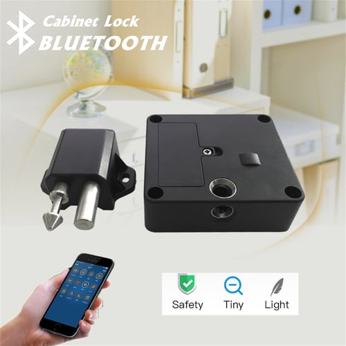 Electronic Bluetooth Smart Hidden Cabinet Lock Door Drawer Digital Home 
