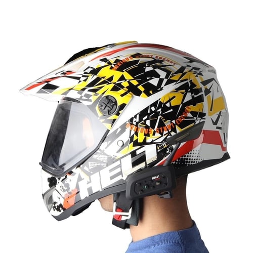 1x V6  BT Bluetooth Motorcycle Helmet Interphone Intercom Headset Riders