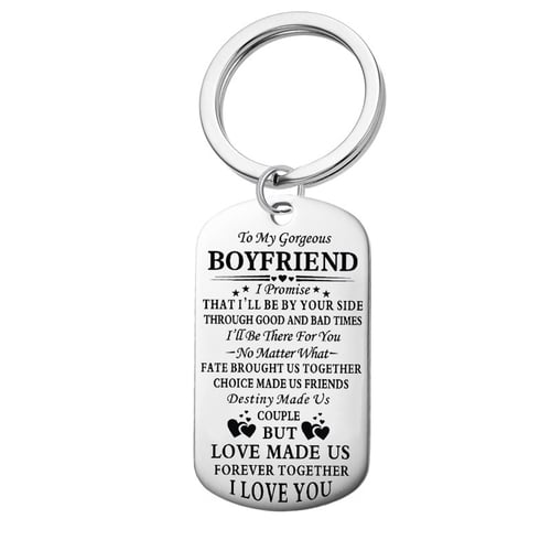 Classic keychain for my boyfriend i love your boyfriend gift fashion jewelry 