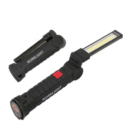 Rechargeable LED Work Light Magnetic Portable USB Light Car Repairing Flexiable 