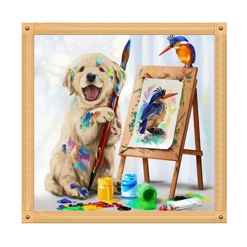 Full Drill DIY 5D Dogs All Diamond Painting Embroidery Cross Stitch Kits Craft Full Drill DIY 5D Dogs All Diamond Painting Embroidery Cross Stitch Kits Craft