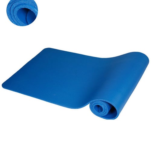 10mm Thick Yoga Mat Exercise Fitness Pilates Camping Gym Meditation Pad Non-Slip 