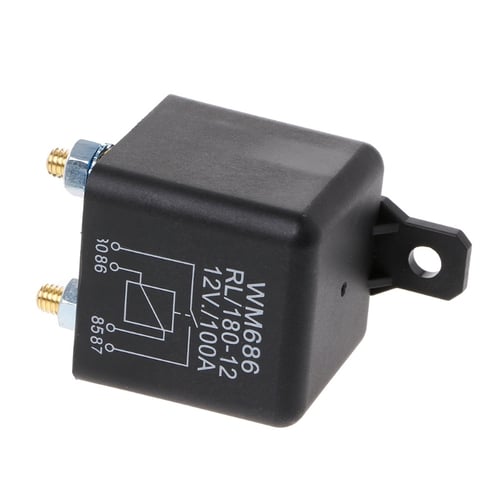 12V 200Amp 4Pin Start Relay Heavy Duty ON/OFF Switch Split Charge Relay For Car 