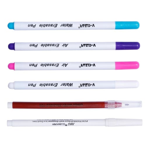 6pcs Air Erasable Pen Easy Wipe Off