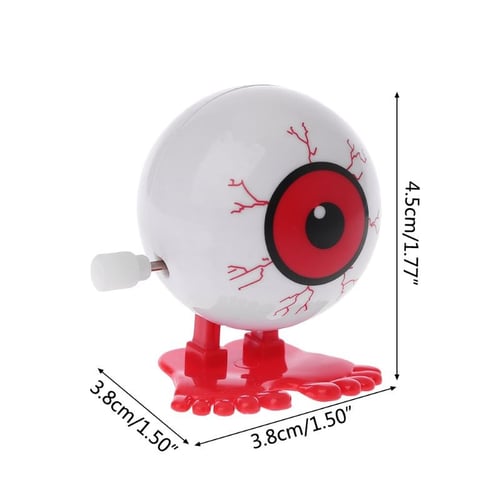 Halloween Clockwork Jumping Eyeball Mechanical Educational Toy Prank Game Supply 