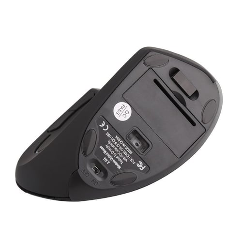 2.4G Ergonomic Vertical Wireless Optical Wrist Healing USB Mouse For Laptop PC 