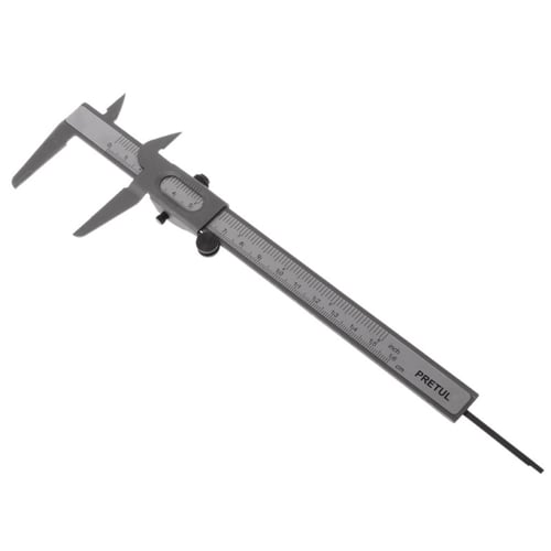 Vernier Caliper 6" 0-160mm Stainless Steel Metal Measuring Tool Gauge Micrometer 