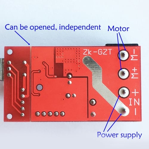 DC10V-50V 15A DC Motor Speed Control Board LED Dimmer Switch High-Power Governor 