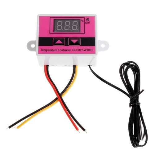 W3001 AC 110V-220V Temperature Controller Thermostat Switch Digital LED Display 
