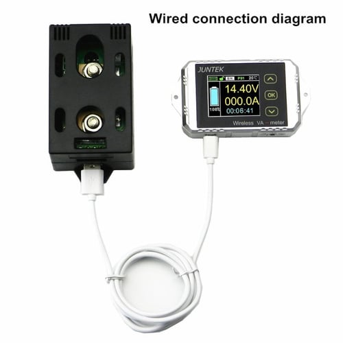 DC120V 50A-300A Wireless Ammeter Voltmeter Car Battery Capacity Meter Coulometer