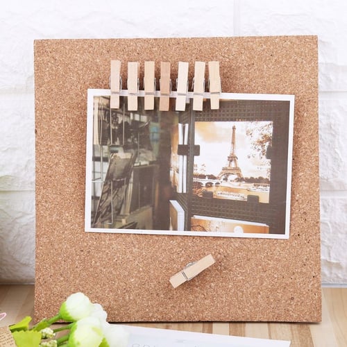 100PC Durable Wood Clothespins Photo Album Wood Clip Wooden Laundry Clothes Pins 