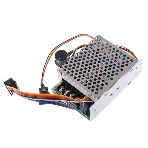 DC10-55V 12V 24V 36V 40A PWM Motor Speed Controller CW CCW Reversible Switch 