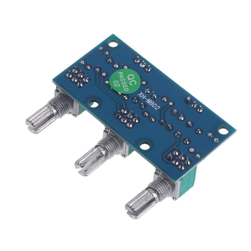 HIFI Amplifier Passive Tone Board Treble Bass Volume Control Preamp Board 2.1CH 