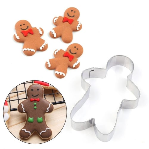 3pcs Christmas Ginger Bread MAN WOMAN BOY GIRL Cake Cookie Biscuit Cutter F 