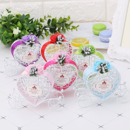 Cinderella Carriage Chocolate Candy Box Birthday Wedding Party Favour Decor Gift 