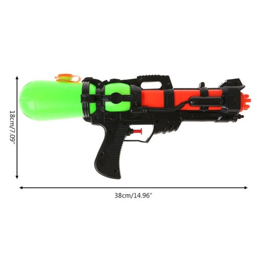 Super Soaker 14" Action Water Gun Pistol Outdoor Beach Garden Toy Blaster In Red 