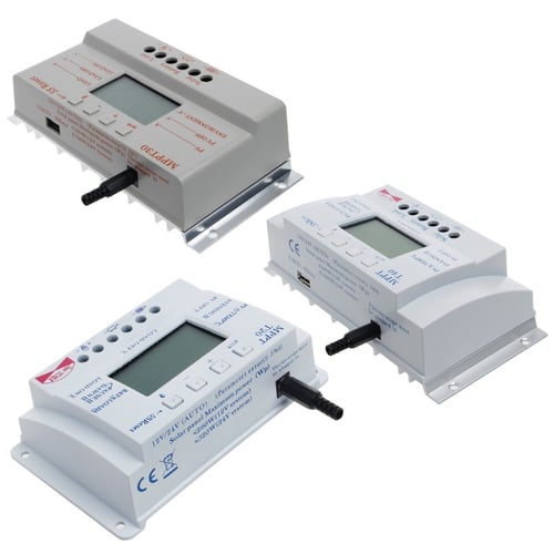 LCD 20/30/40A 12V/24V MPPT Solar Panel Regulator Charge Controller 3 Timer 