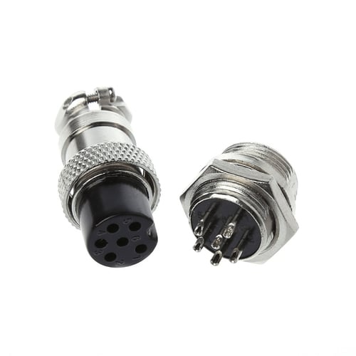 GX16 Aviation Plug Male&Female Wire Panel Metal Connector 2/3/4/5/6/8/9 Pin 16mm 