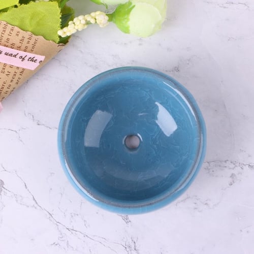 Mini 8Pce/Set Ice Crack Porcelain Flower Bonsai Pot Ceramic For Succulent Plant 