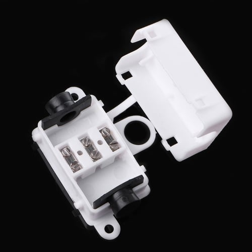 3Pins IP44 Waterproof Electrical Cable Wire Connector Junctions Box 10A 250V FO 