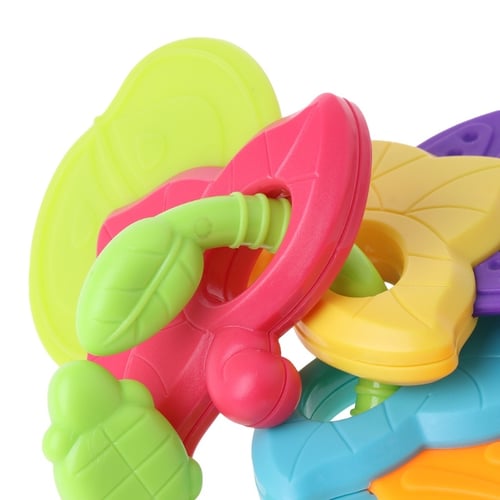 Baby Teether Fruit Shape Silicone Safe Teething Chew Toys Infants Pacifier Gifts 