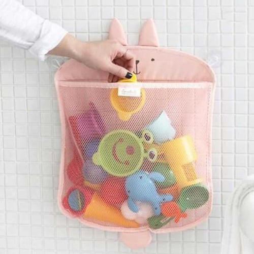Bath Tub Organizer Bag Holder Storage Basket Kids Baby Shower Toy Net BathtubER 