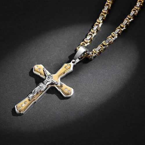 European and American Jewelry Cross Pendant Necklace Necklace Necklace 