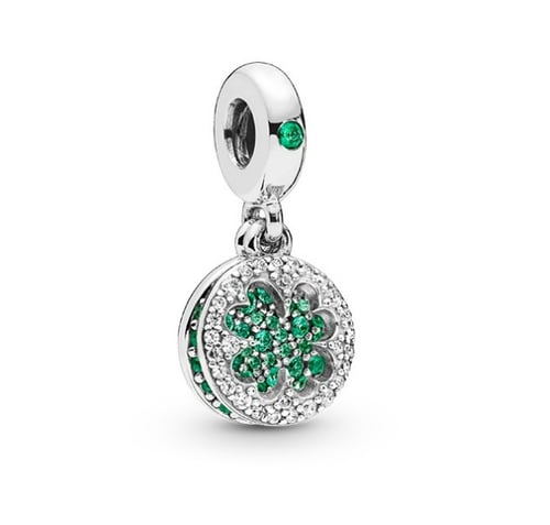 HOT 20PCS Silver CZ Crystal Beads Fit European Charm Bracelet DIY Jewelry Making