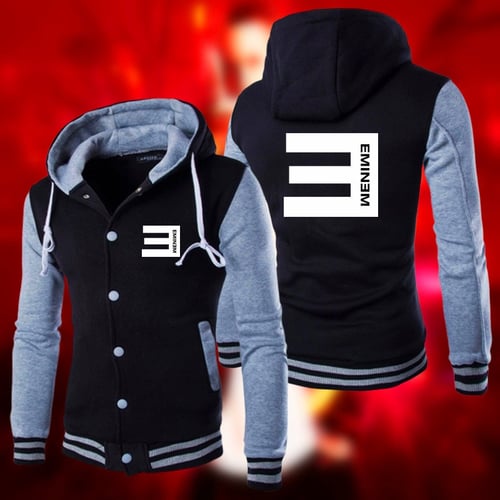 New Eminem warm Thicken Hoodie Jacket Sweater fleece coat clothing#