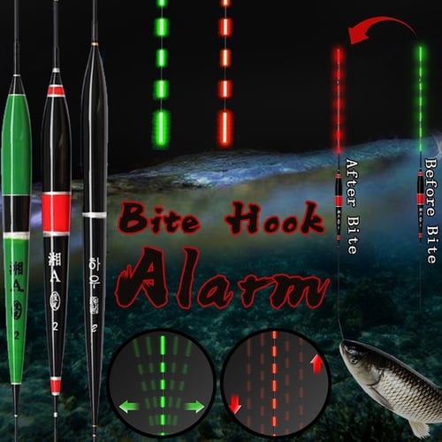 Luminous Fishing Float Bite Alarm Night Lamp Fish Lure Waterproof Color Changing 